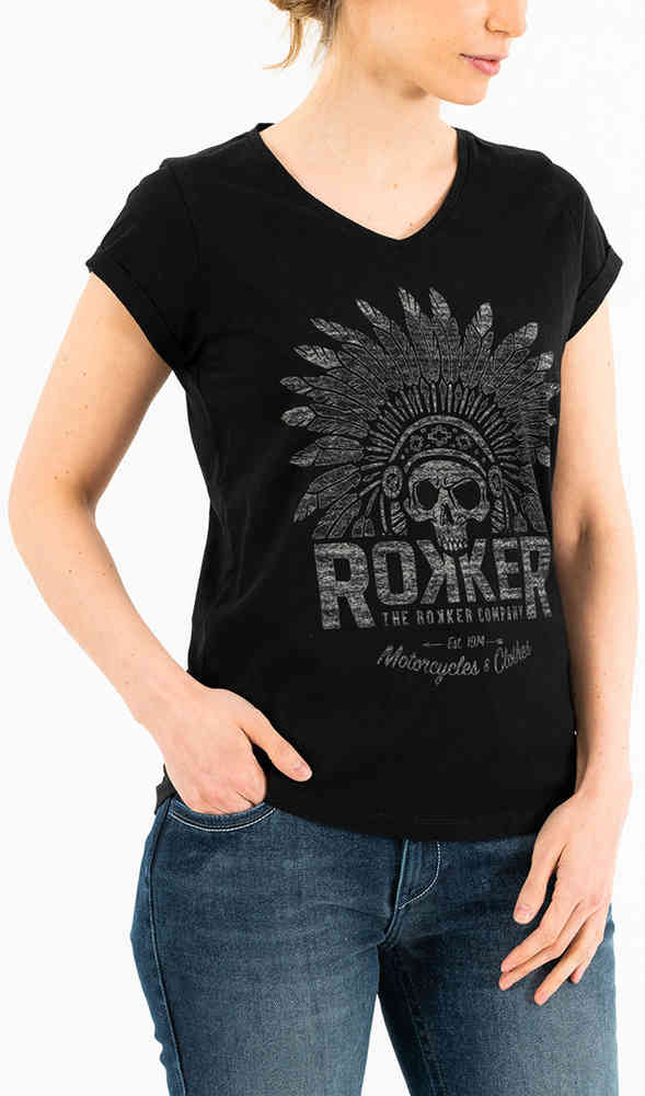 Rokker Indian Bonnet T-shirt dames