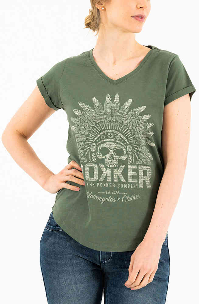 Rokker Indian Bonnet T-shirt för damer