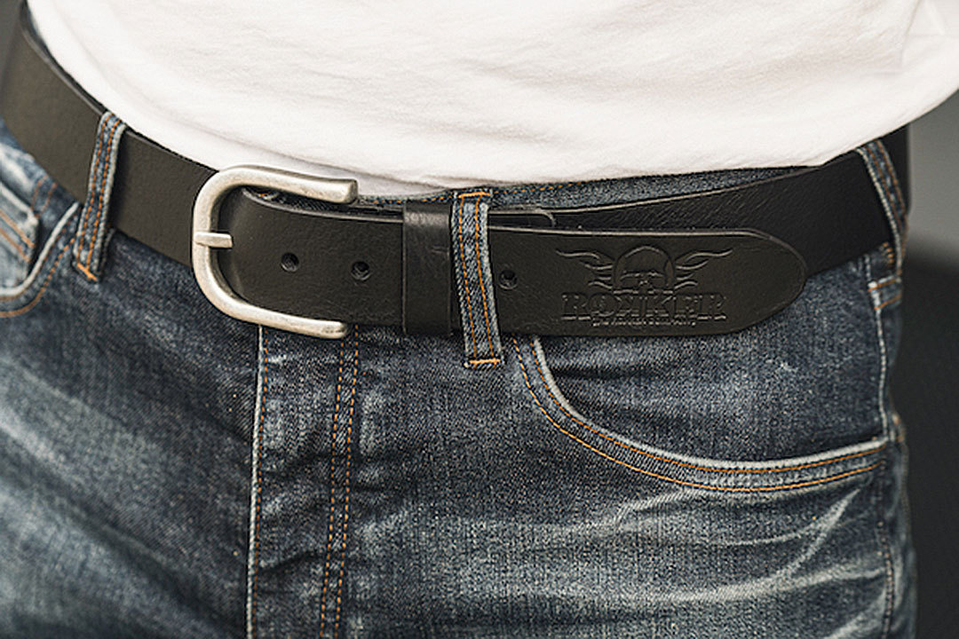 Rokker Oakland Ceinture, noir-gris, taille 110 cm pour Hommes