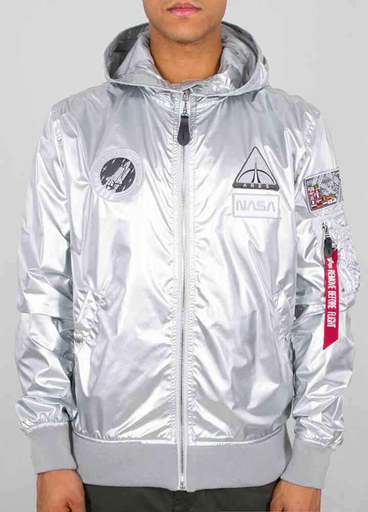 Alpha Industries MA 1 LW Hooded NASA Jacket buy cheap FC Moto