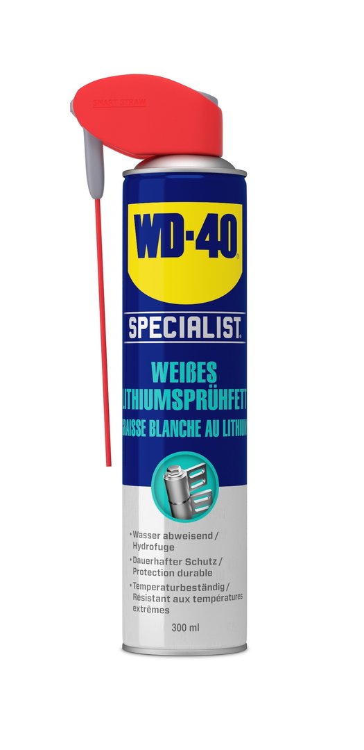 WD-40 Specialist White Lithium Spray Grease 300ml, white unisex
