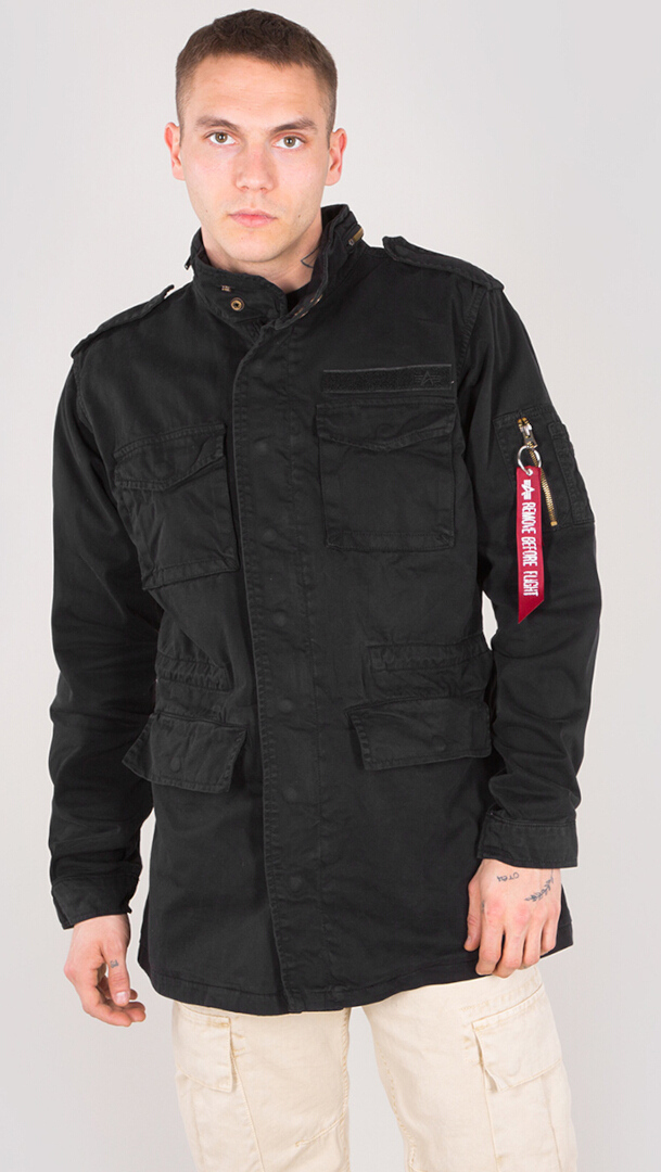 Alpha Industries Huntington Jakke, sort, størrelse M