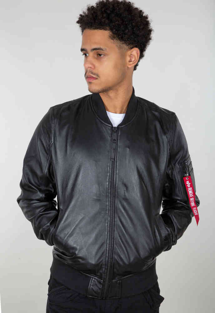 Alpha Industries MA 1 LW II Leather Jacket