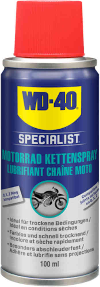 WD-40 Specialist Spray de corrente de motocicleta 100ml