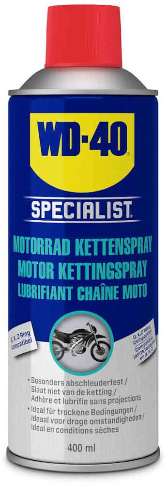 WD-40 Specialist Esprai de cadena de motocicletes 400ml