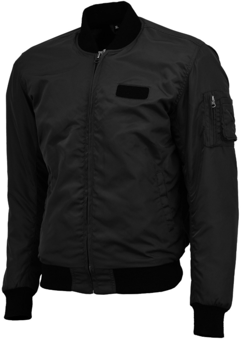 Bores Bomber Motorfiets textiel jas, zwart, afmeting 3XL