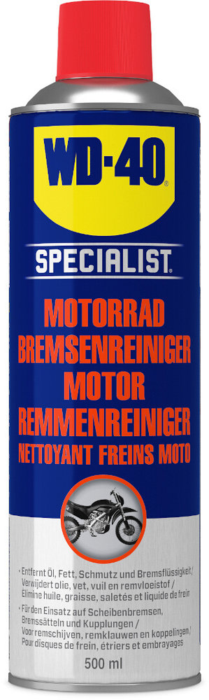 WD-40 Specialist Moottoripyörän jarrunpuhdistin 500ml