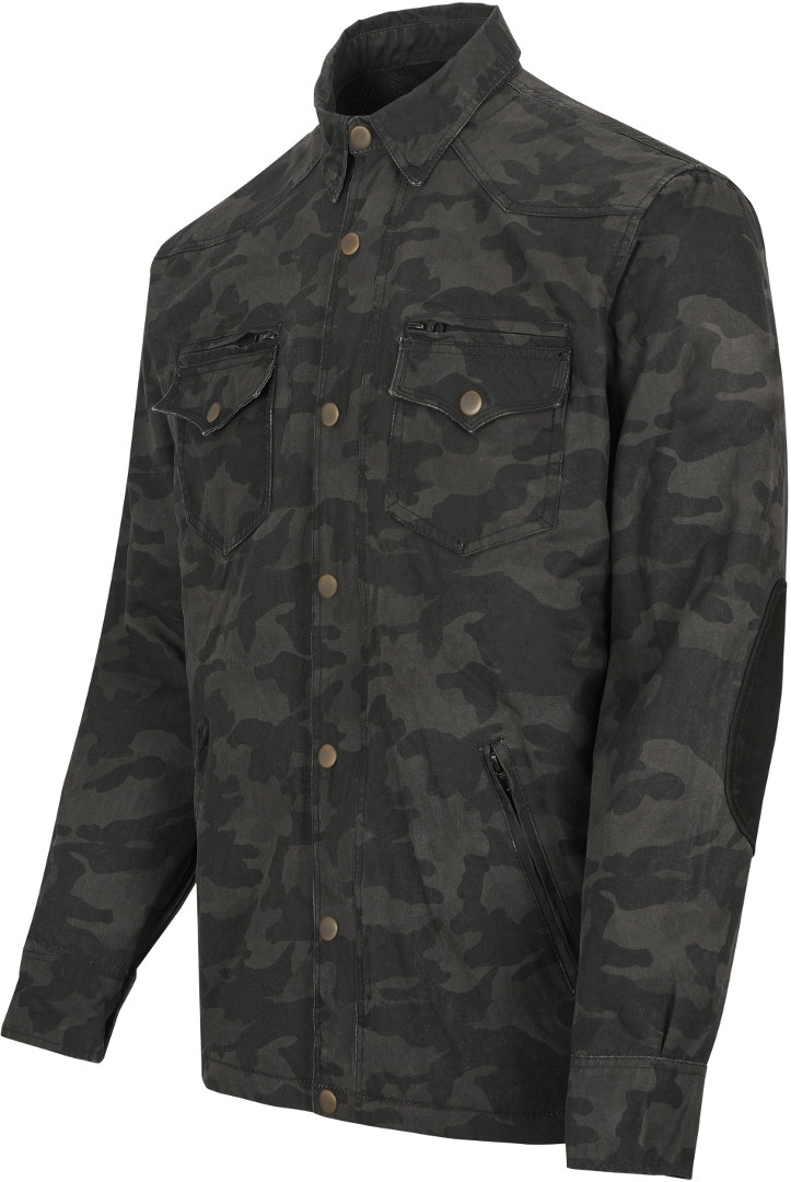 Bores Militaryjack Het Overhemd van de motorfiets, veelkleurig, afmeting 5XL