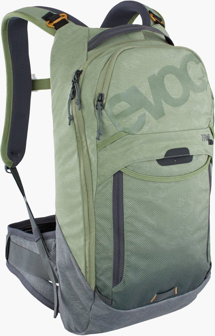 Evoc Trail Pro 10L Protector Ryggsäck, grön, storlek S M