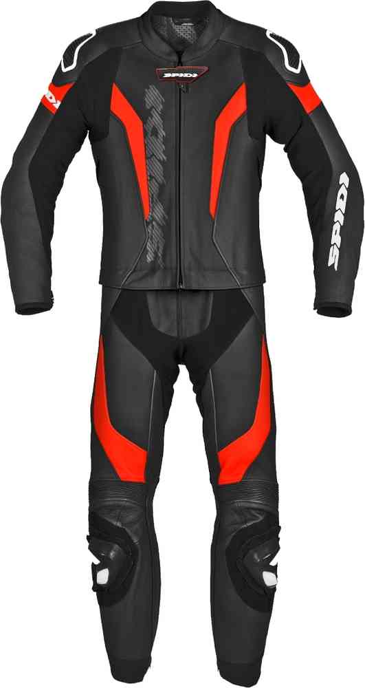 Spidi Laser Touring Traje de cuero de motocicleta de dos piezas