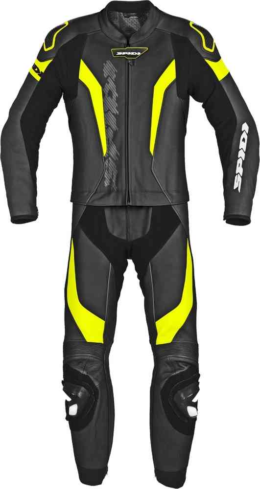 Spidi Laser Touring Costume en cuir de moto deux pièces