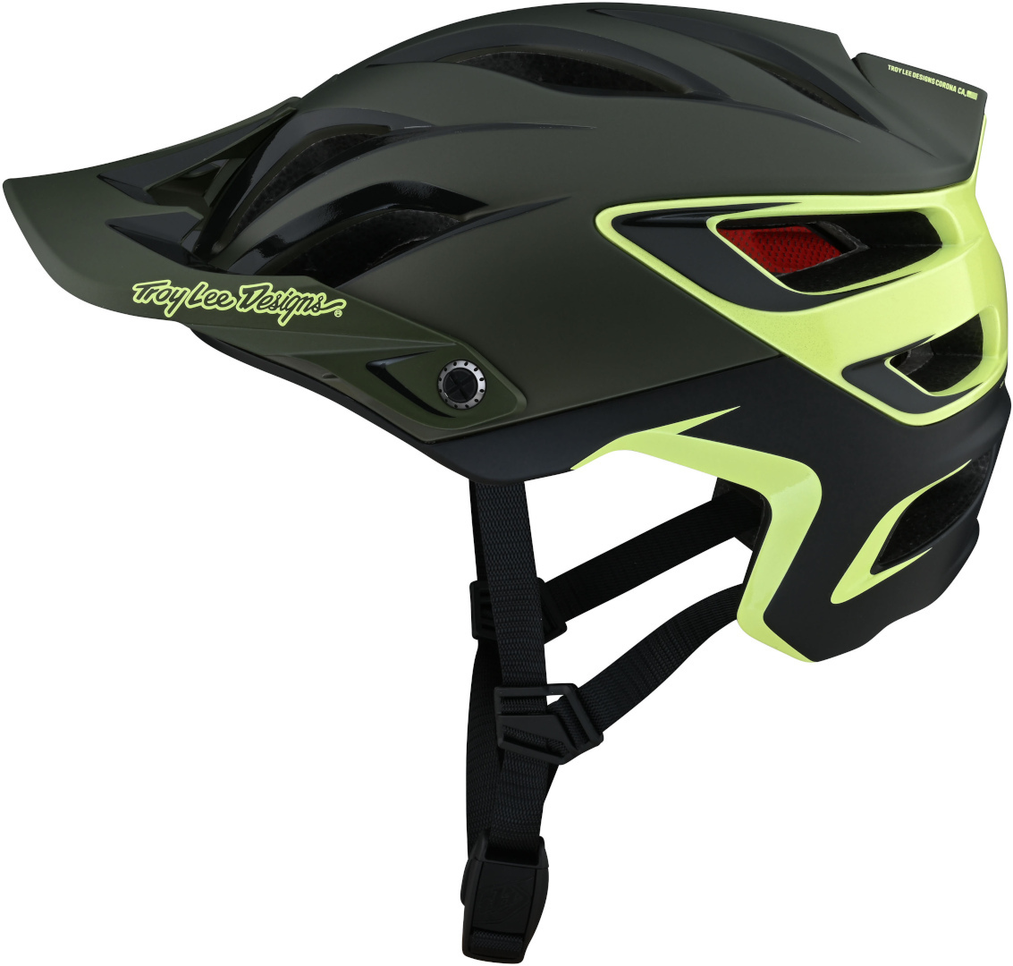 Troy Lee Designs A3 Uno MIPS Cykelhjälm, grön, storlek XL 2XL