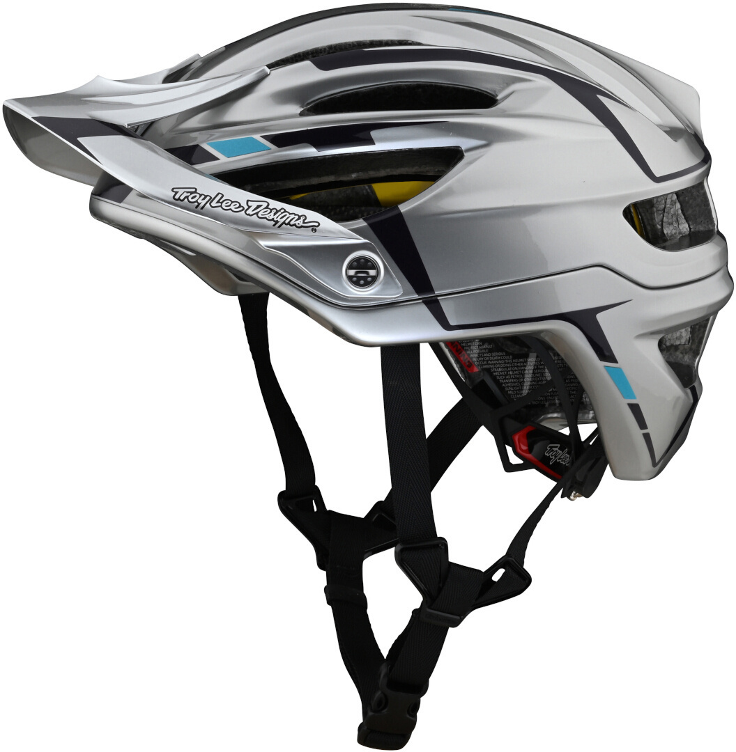 Troy Lee Designs A2 Sliver MIPS Bicycle Helmet, silver, Size XL 2XL, silver, Size XL 2XL