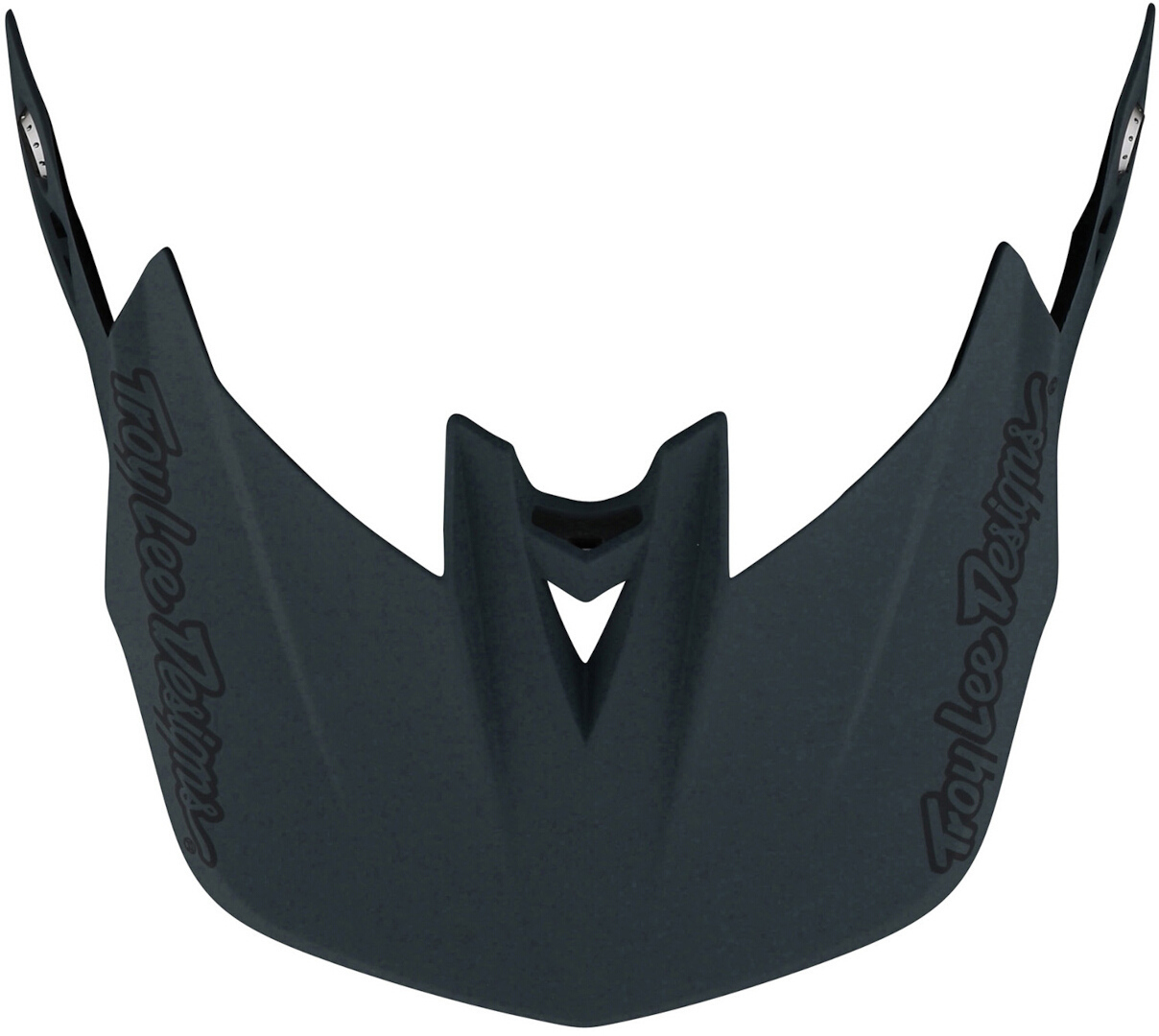 Troy Lee Designs D4 Stealth Helmet Peak, black-grey, black-grey, Size One Size