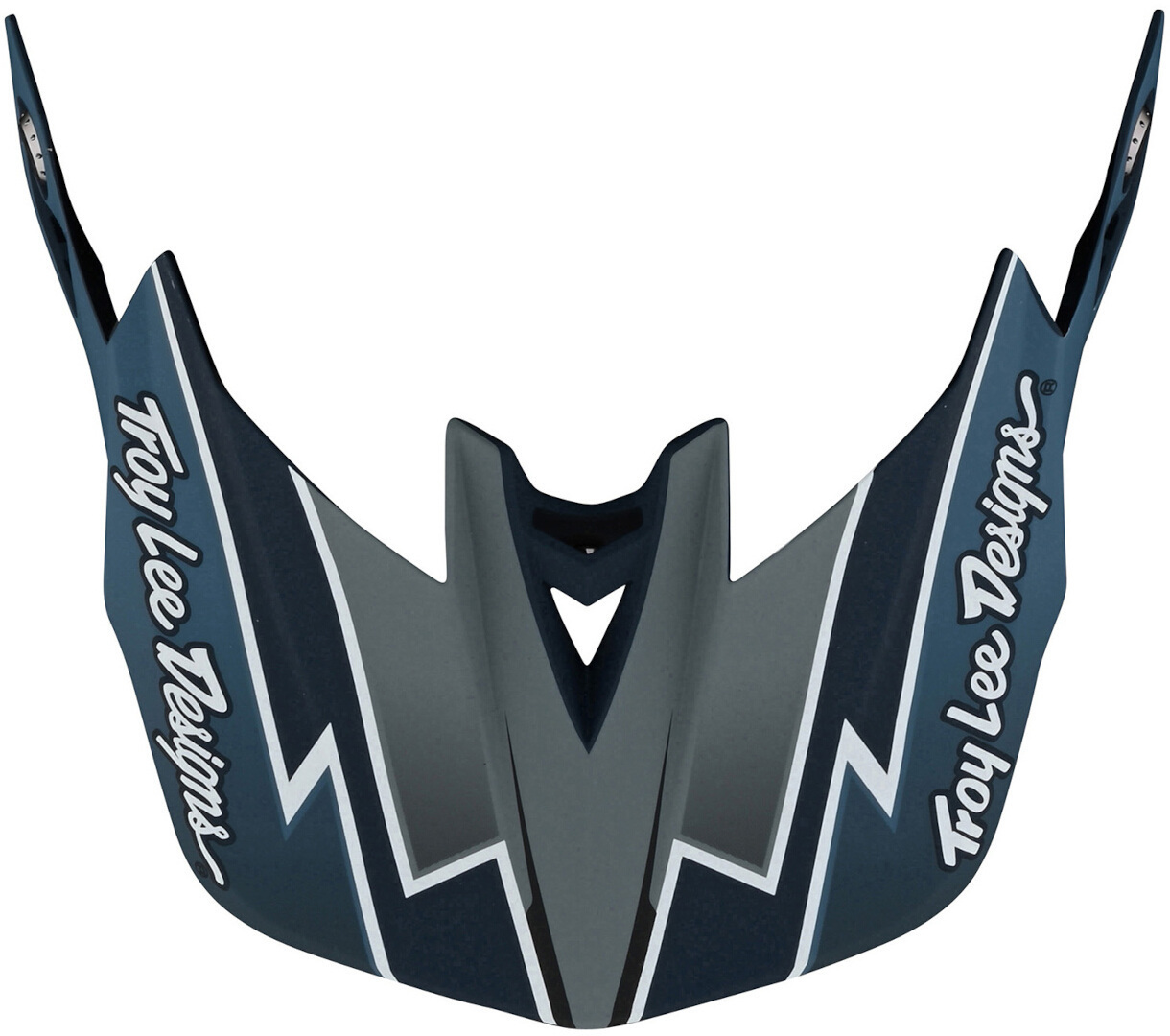Troy Lee Designs D4 Graph Helmet Peak, blue, blue, Size One Size