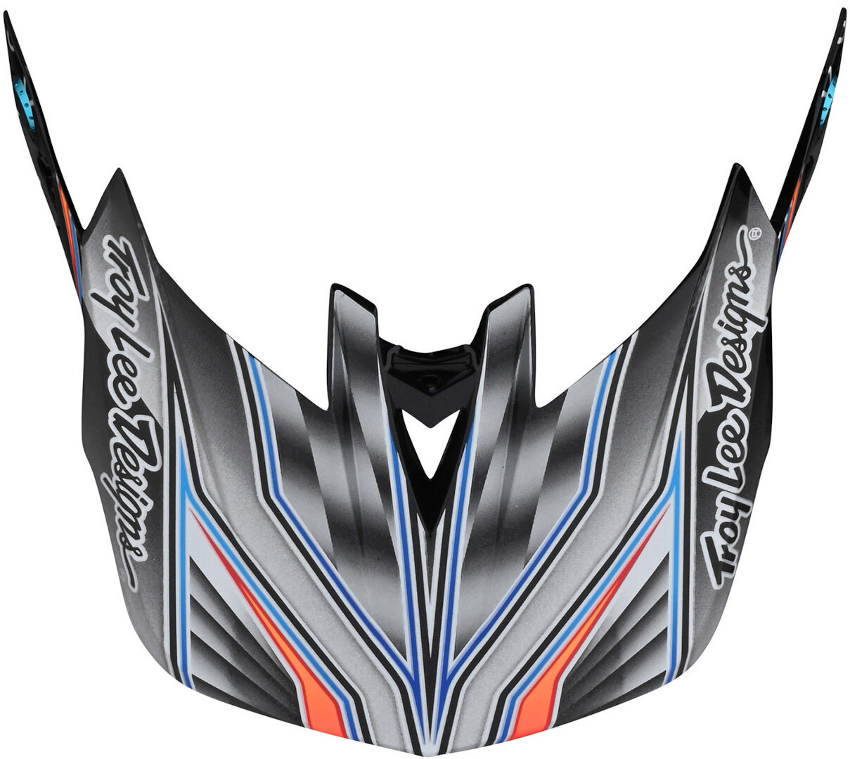 Troy Lee Designs D4 Low Rider Helmet Peak, silver, silver, Size One Size