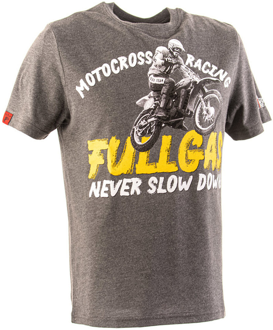 Kini Red Bull Fullgas Retro T-Shirt, grau, Größe L, grau, Größe L