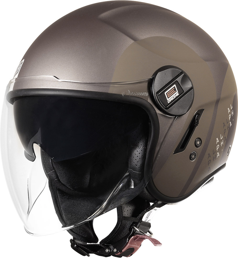 Origine Alpha Track Jet Helmet, brown, Size S, brown, Size S