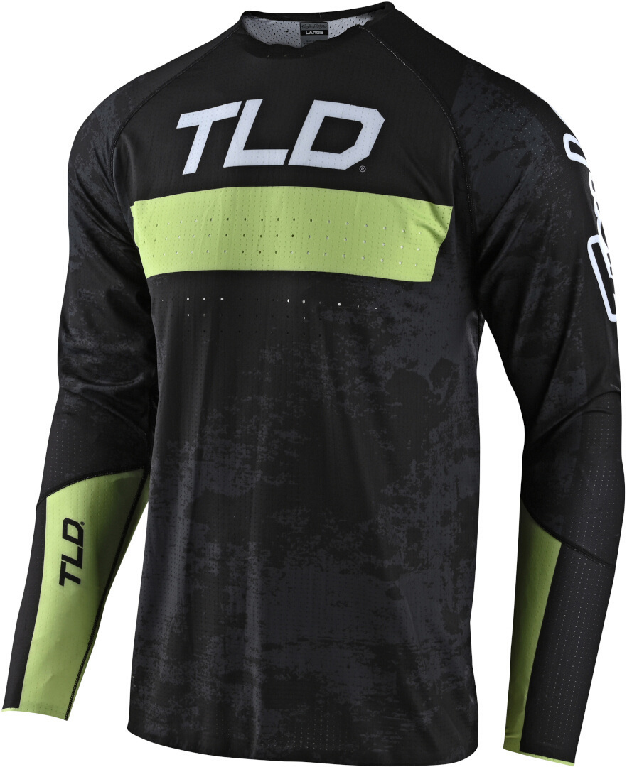 Troy Lee Designs Sprint Ultra Grime Bicycle Jersey, black-green, Size XL, black-green, Size XL