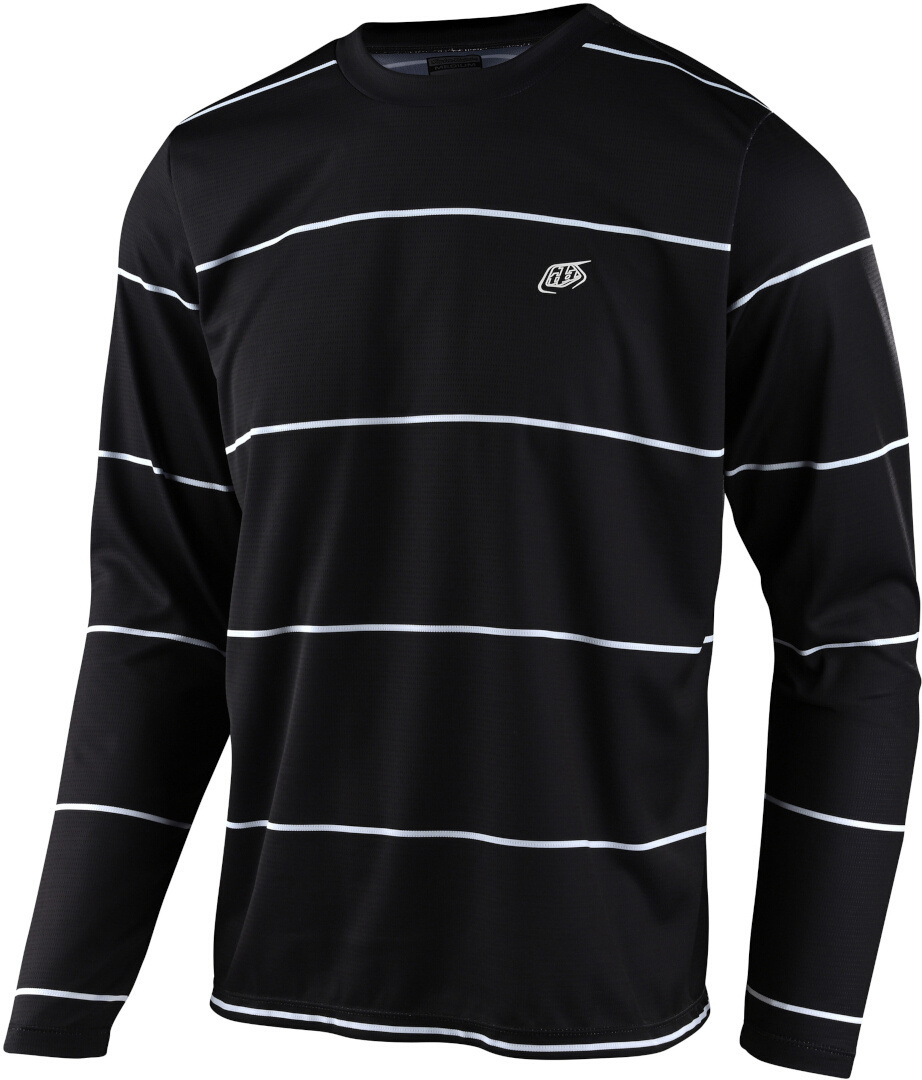 Troy Lee Designs Flowline Stacked Bicycle Jersey, black, Size XL, black, Size XL