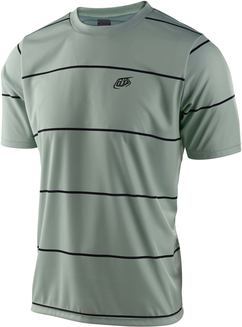 Troy Lee Designs Flowline Stacked Bicycle T-Shirt, green, Size S, green, Size S