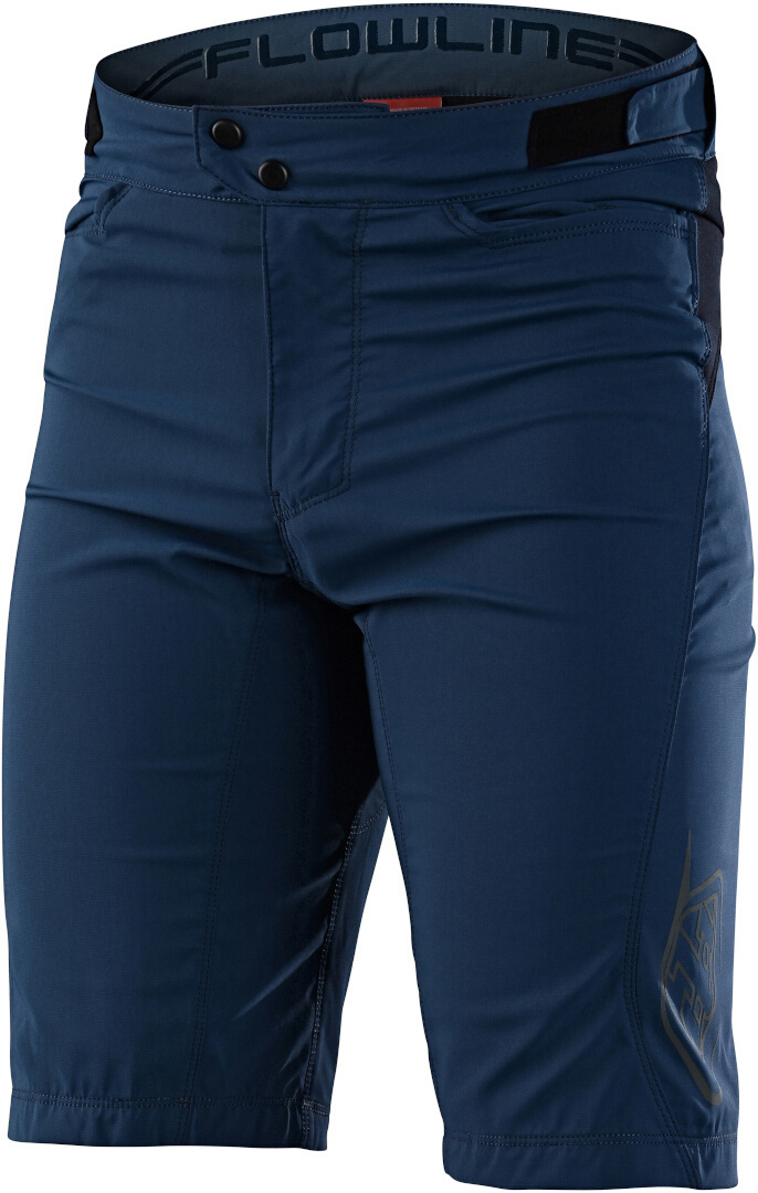 Troy Lee Designs Flowline Shell Bicycle Shorts, blue, Size 30, blue, Size 30