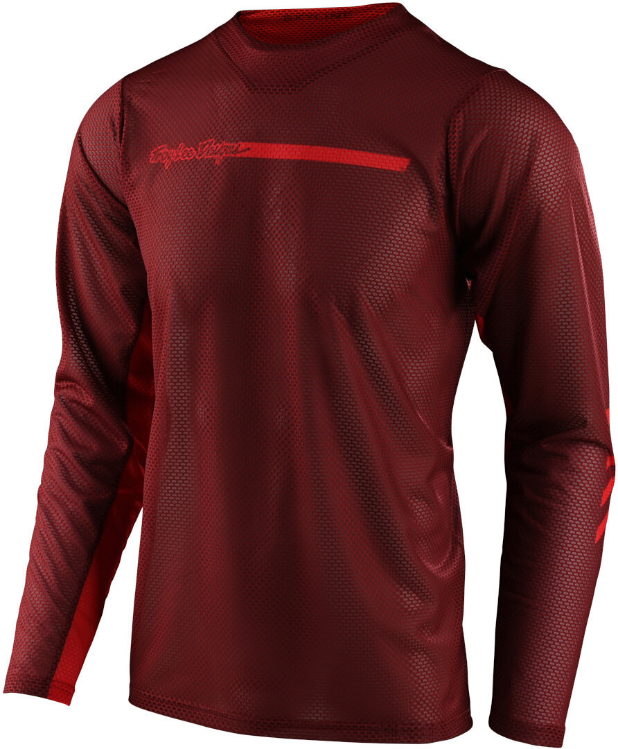 Troy Lee Designs Skyline Air Channel Bicycle Jersey, red, Size 2XL, red, Size 2XL
