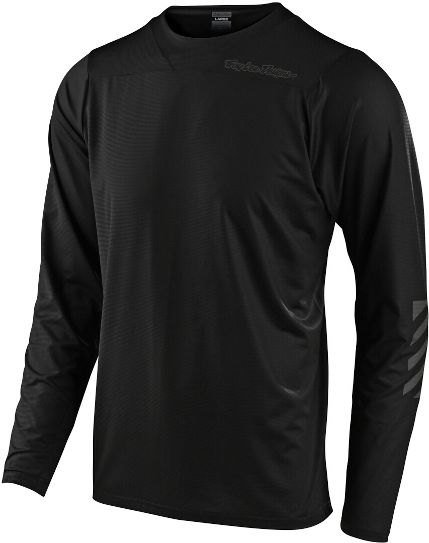 Troy Lee Designs Skyline Solid Bicycle Jersey, black, Size S, black, Size S