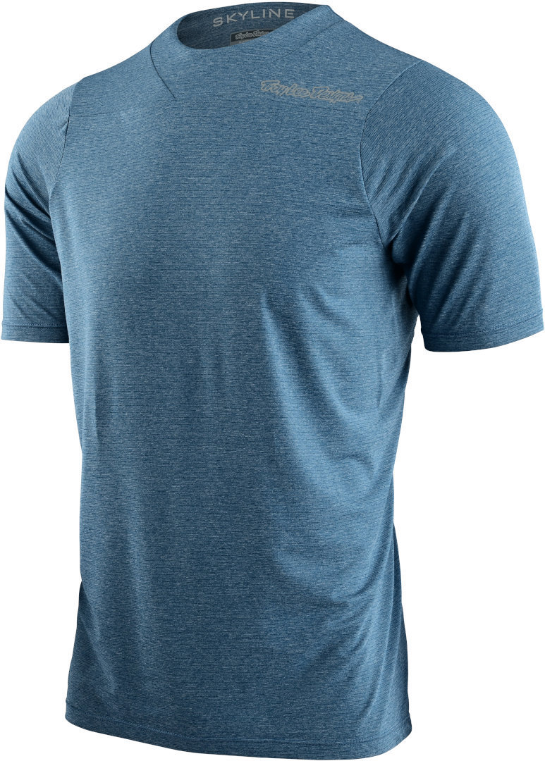 Troy Lee Designs Skyline Solid Bicycle T-Shirt, blue, Size S, blue, Size S