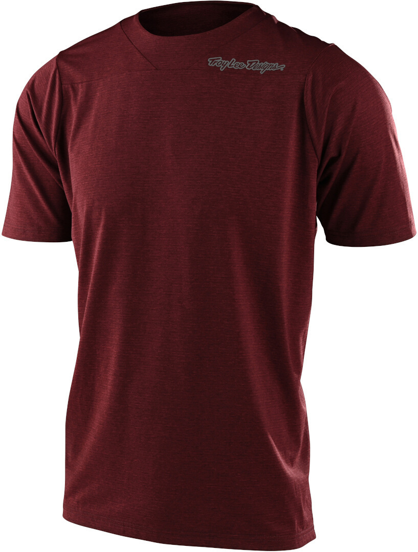 Troy Lee Designs Skyline Solid Bicycle T-Shirt, red, Size L, red, Size L
