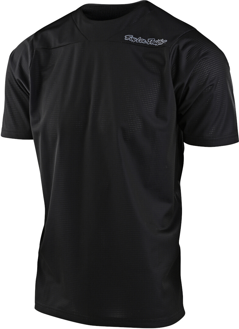 Troy Lee Designs Skyline Solid Bicycle T-Shirt, black, Size S, black, Size S