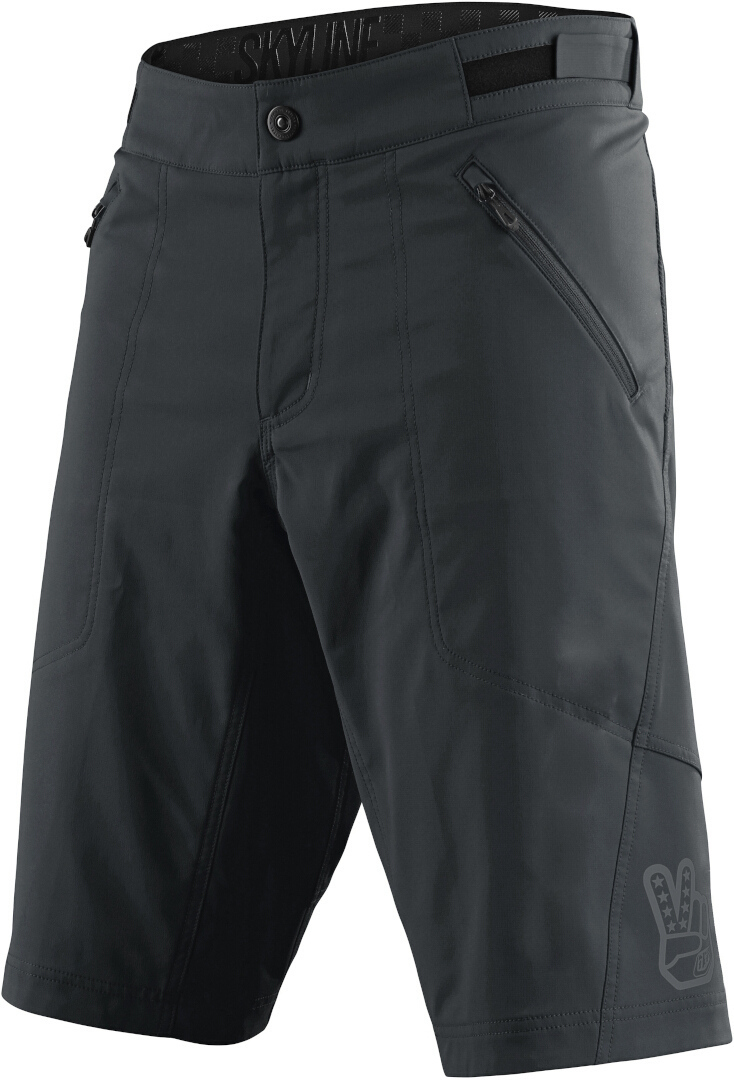 Troy Lee Designs Skyline Solid Shell Cykelshorts, grå, storlek 32