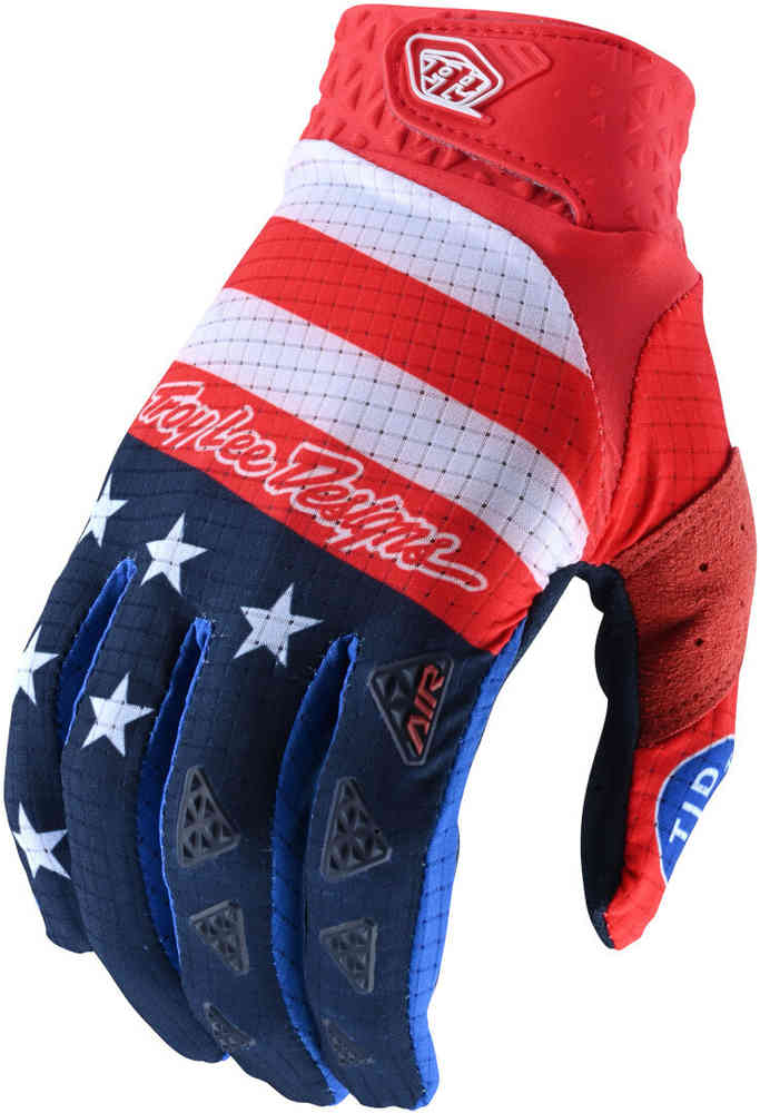 Troy Lee Designs One & Done Air Stars & Stripes Rękawice motocrossowe