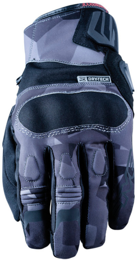 Five BOXER WP Motorcycle Gloves, black-grey, Size M, black-grey, Size M