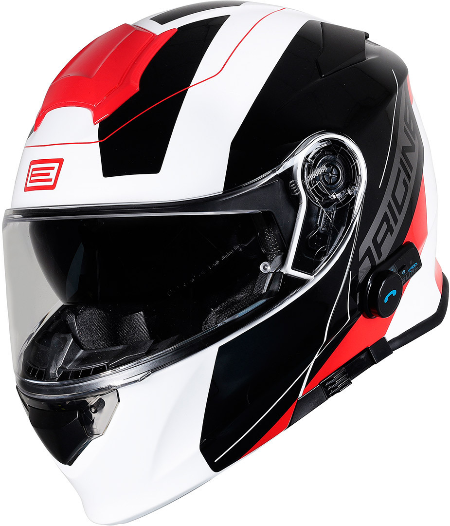 Origine Delta Spike Bluetooth Helmet, black-white-red, Size S, black-white-red, Size S