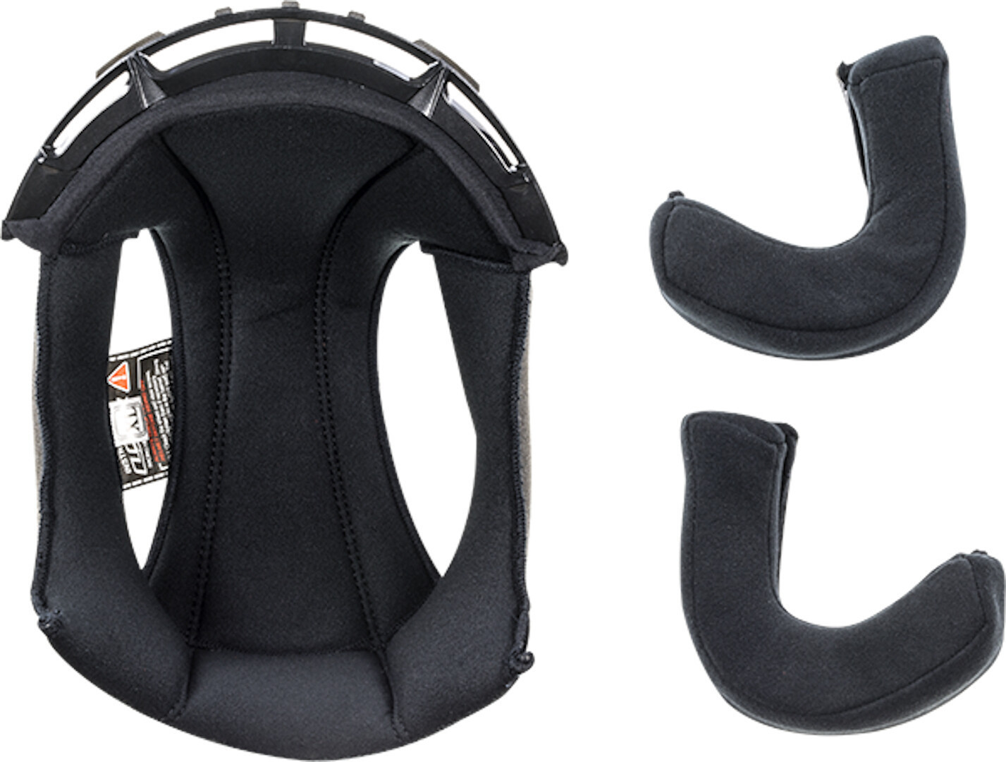 LS2 OF599 Spitfire Inner Lining & Cheek Pads, black, Size XS, black, Size XS