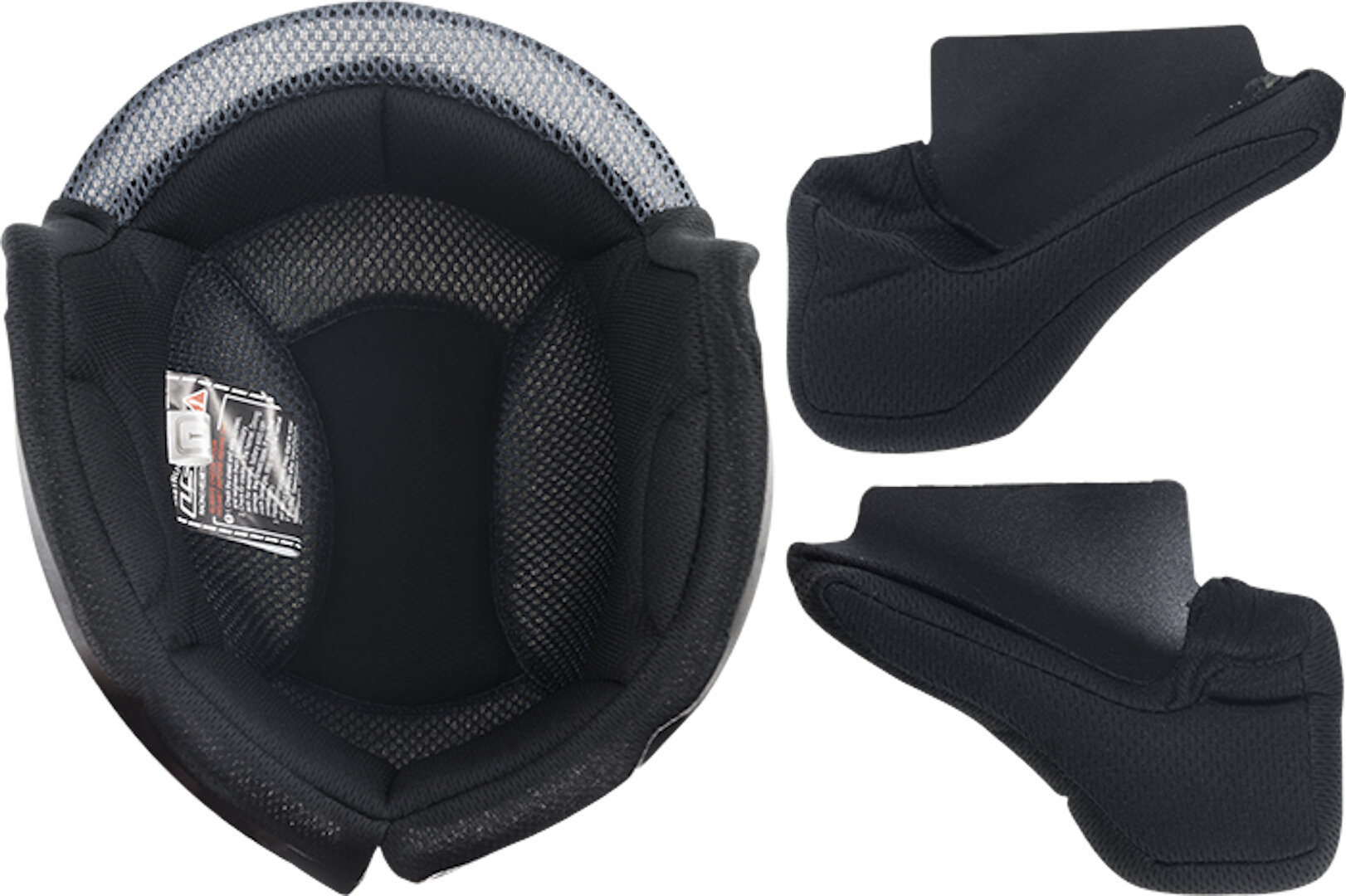 LS2 OF558 Sphere Lux Inner Lining & Cheek Pads, black, Size XS, black, Size XS