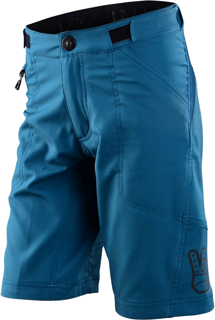 Troy Lee Designs Skyline Youth Bicycle Shorts, blue, Size XL, blue, Size XL
