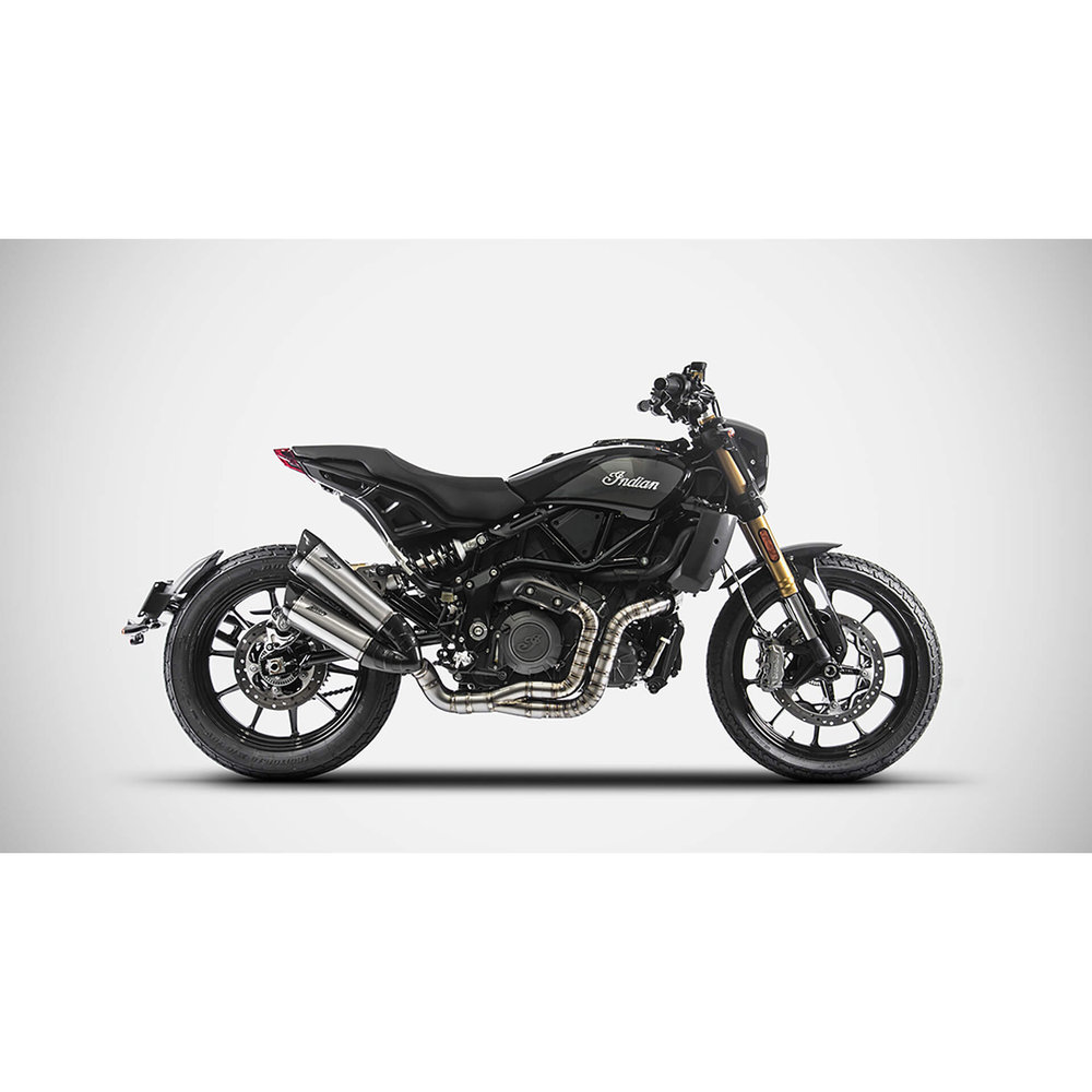 ZARD Indiano FTR 1200 collettore 2-2 serpente in titanio saldato