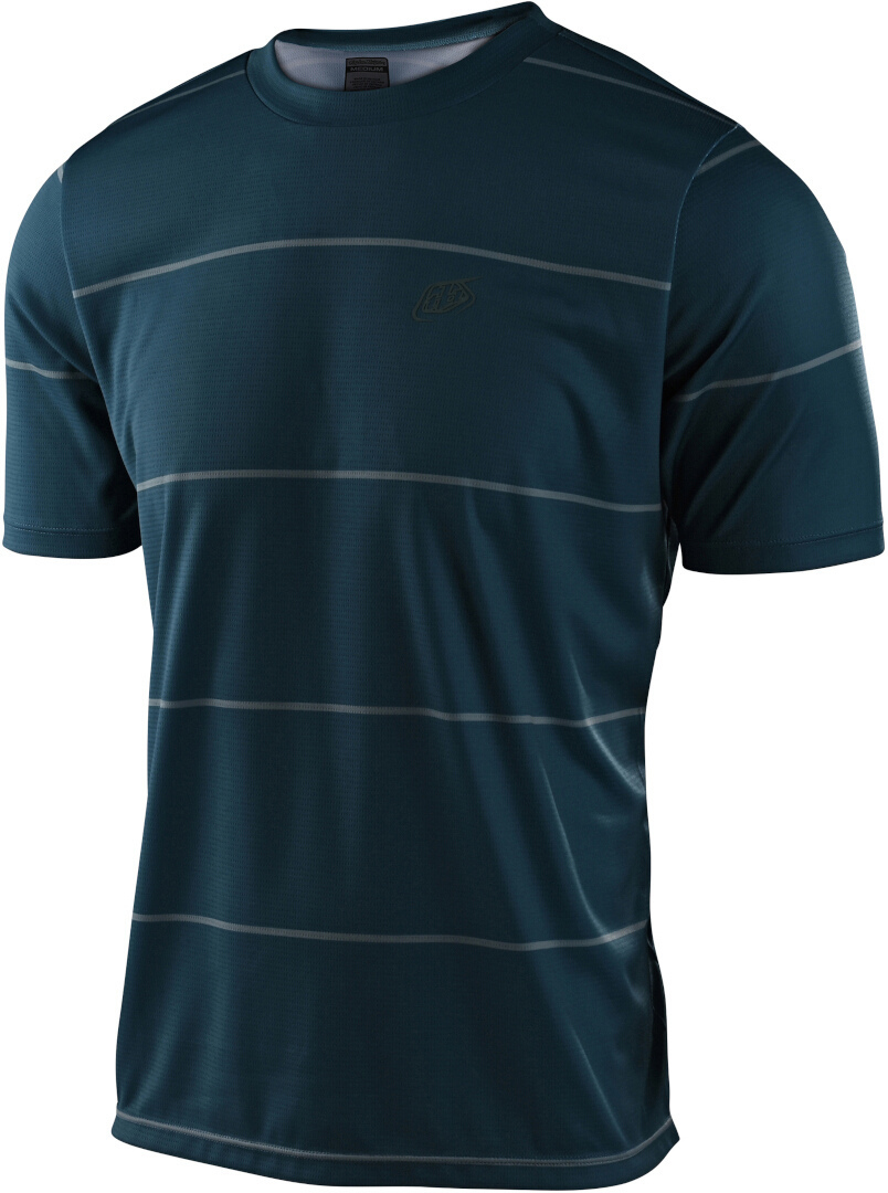 Troy Lee Designs Flowline T-shirt för ungdomscyklar, blå, storlek XL
