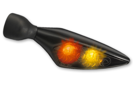 Kellermann 3in1 Rück-, Bremslicht, Blinker Einheit Micro Rhombus DF Dark