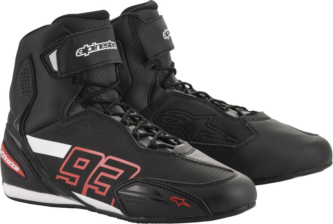 Alpinestars MM93 Austin Обувь для мотоциклов Черный/Красный/Белый 8.5 (41) 