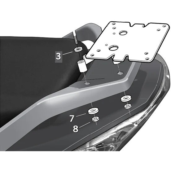 SHAD TOP МАСТЕР DAELIM S3/ No 3 125i Топкорсная фурнитура