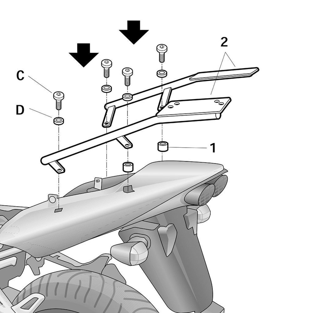 Shad Top Master Yamaha Conexión en mayúsculas