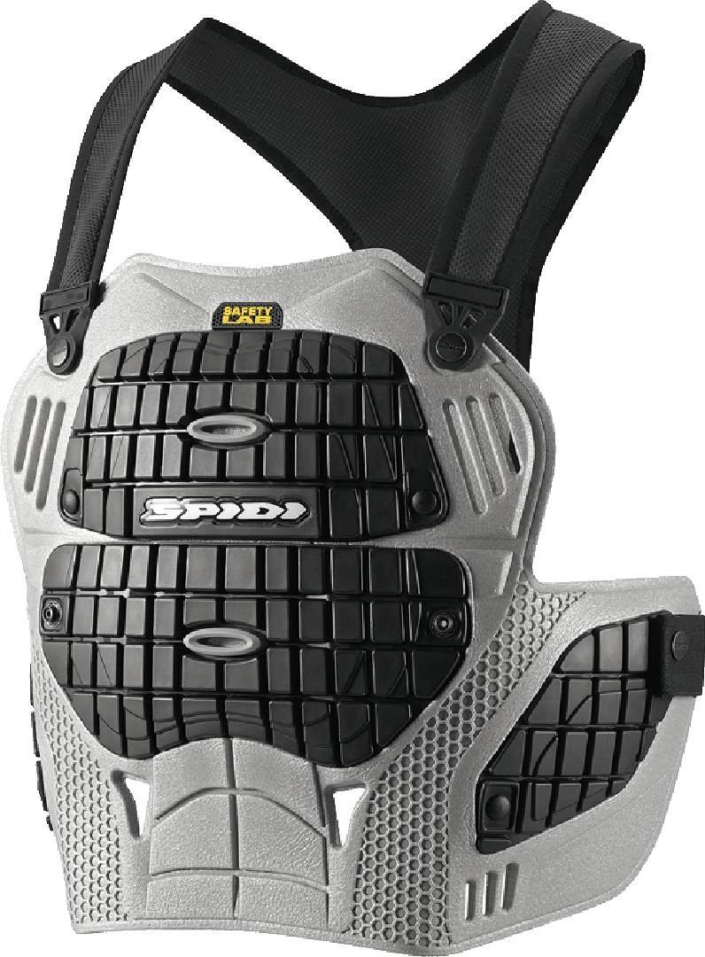 Spidi Thorax Warrior Protector Vest, black-grey, black-grey, Size One Size