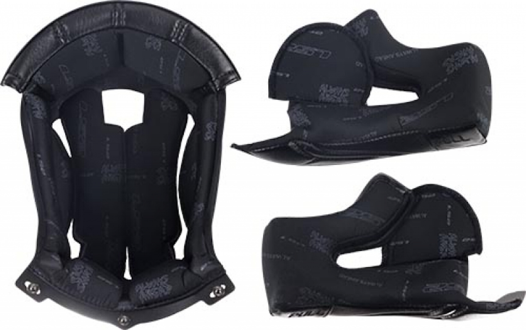 LS2 MX471 Xtra Inner Lining & Cheek Pads, black, Size XS, black, Size XS