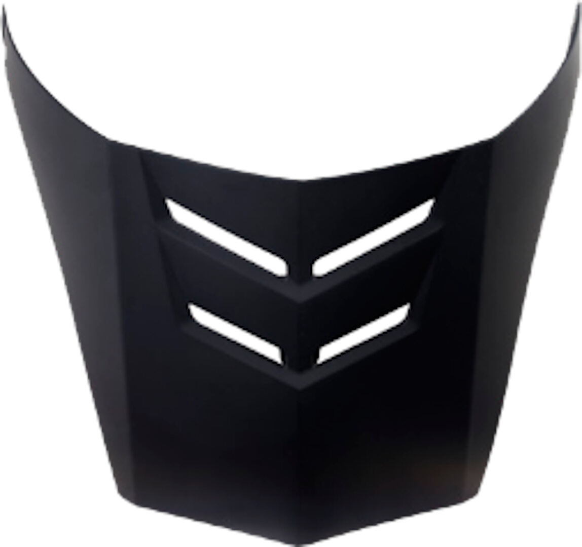 LS2 MX471 Xtra Helmet Peak, black, black, Size One Size