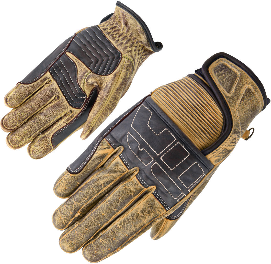 Orina Java Motorcycle Gloves, black-brown-beige, Size S M, black-brown-beige, Size S M