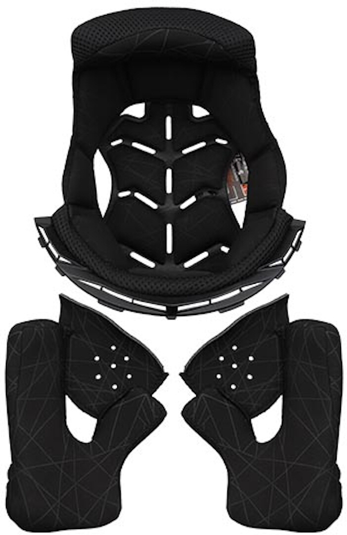 LS2 MX436 Pioneer Inner Lining & Cheek Pads, black, Size 2XS, black, Size 2XS