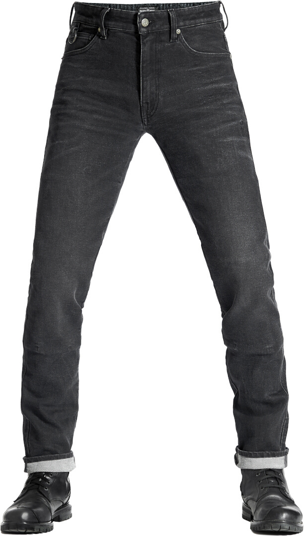Image of Pando Moto Robby Arm 01 Jeans da moto, nero-grigio, dimensione 30